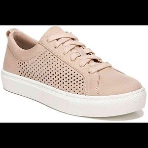 pink suede shoes size 7.5